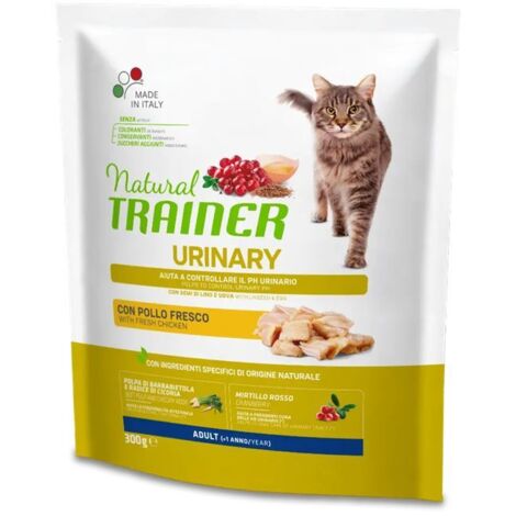Trainer Natural Cat Urinary Pollo, Semi di Lino e Uova  - Sacco Da 300 Gr