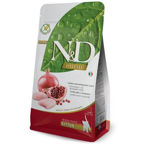 Farmina Gatto N&D Prime1,5 kg Kitten Pollo e Melograno