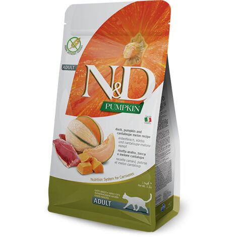 Farmina Cat N&D Pumpkin Adult Anatra Zucca e Melone - Farmina Cat N&D Pumpkin Adult Anatra Zucca e Melone - Sacco Da 1,5 Kg