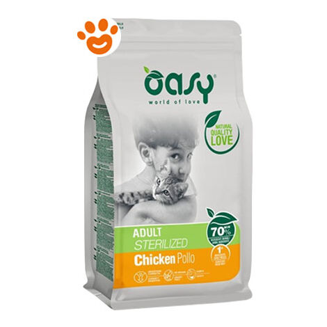 Oasy Cat Adult Sterilizzato Pollo  - Oasy Cat Adult Sterilizzato Pollo - Sacco Da 1,5 Kg