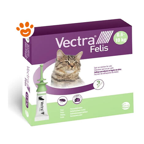 Ceva Vectra Felis 0,6-10 kg  - Ceva Vectra Felis 0,6-10 kg - Confezione Da 3 Pipette