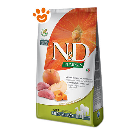 Farmina Cane N&D Pumpkin Medium e Maxi 2,5 kg Cinghiale e Mela