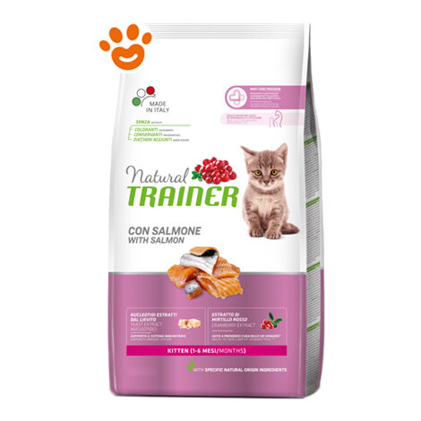 Trainer Natural Cat Kitten Salmone  - Trainer Natural Cat Kitten Salmone - Sacco Da 1,5 Kg