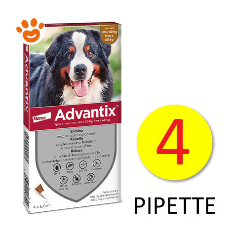 ANTIPARASSITARIO ADVANTIX CANI ELANCO
