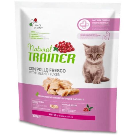 Trainer Natural Cat Kitten Pollo  - Trainer Natural Cat Kitten Pollo - Sacco Da 300 Gr
