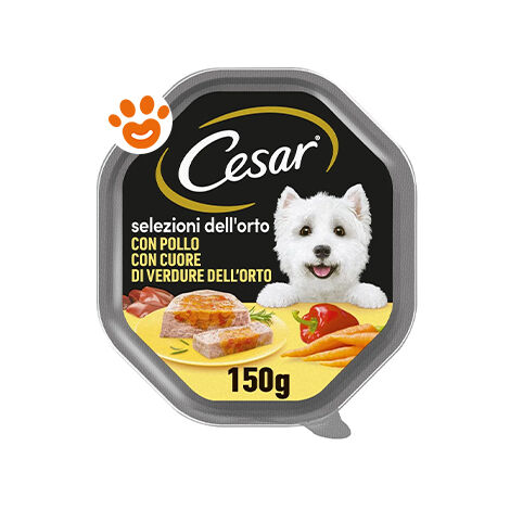 Cesar Cane Selezioni dell'Orto 150gr Pollo con Cuore di verdure