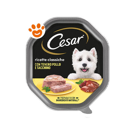 Cesar Cane Ricette Classiche 150gr Pollo e Tacchino