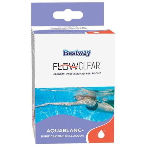 Bestway 59033 - Bustine Acquablanc per Piscina, Prodotti Privo di Cloro