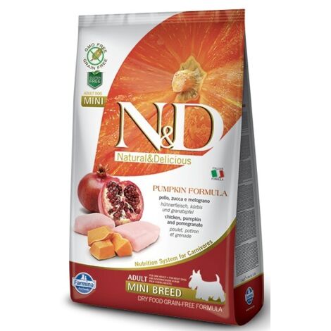 Farmina N&D Pumpkin Formula Mini per Cani da 2,5 kg