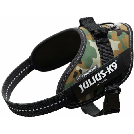Pettorina IDC Julius K9 Powerharness Con Fantasia (ITA)  - Pettorina IDC Julius K9 Powerharness Con Fantasia (ITA) - Camouflage, S / Mini (49-67cm)
