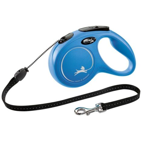 Flexi Guinzaglio Blu a Corda - Flexi Guinzaglio Blu a Corda - M
