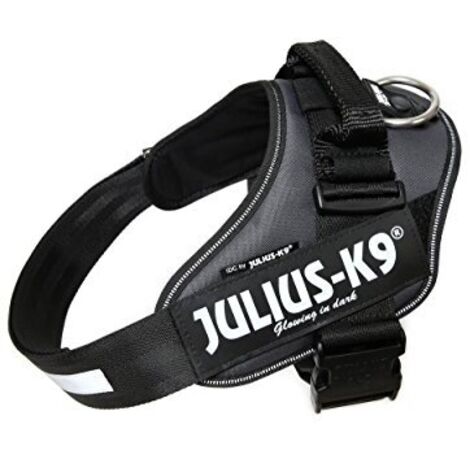 Pettorina IDC Julius K9 Powerharness (ITA)  - Pettorina IDC Julius K9 Powerharness (ITA) - Grigio, L / Taglia 1 (63-85cm)
