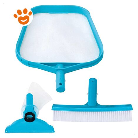Intex Kit di Pulizia Basic, Retino, Spazzola e Aspiratore Art. 29056 - Intex Kit di Pulizia Basic, Retino, Spazzola e Aspiratore Art. 29056 - Confezione da 3 Pezzi