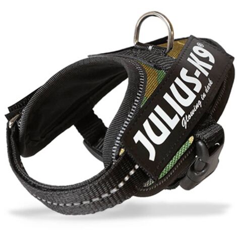 Pettorina IDC Julius K9 Powerharness Con Fantasia (ITA)  - Pettorina IDC Julius K9 Powerharness Con Fantasia (ITA) - Camouflage, XXXS / Baby 1 (29-36cm)