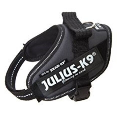 Pettorina IDC Julius K9 Powerharness (ITA)  - Pettorina IDC Julius K9 Powerharness (ITA) - Grigio, XS / Mini Mini (40-53cm)