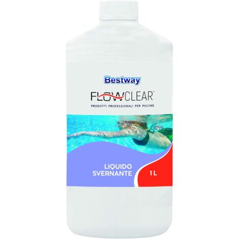 Bestway 59012 Liquido Svernante per Piscine - Flacone da 1 litro