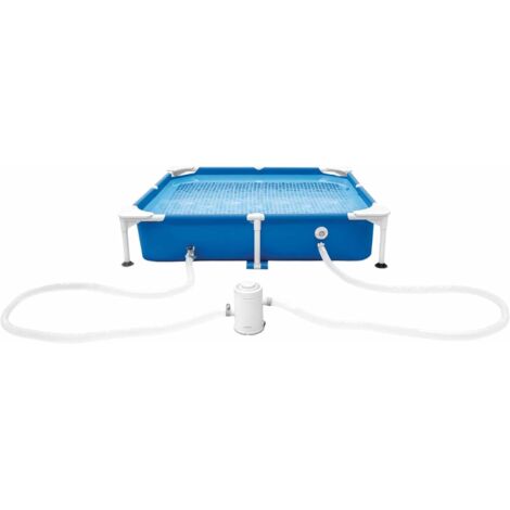Intex Piscina Quadrata per Cani (152x152x30cm) Art. 48402 - Intex Piscina Quadrata per Cani (152x152x30cm) Art. 48402 - Confezione Da 1 Pezzo (1/5)