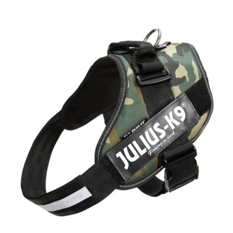 Pettorina IDC Julius K9 Powerharness Con Fantasia (ITA) - Pettorina IDC Julius K9 Powerharness Con Fantasia (ITA) - Camouflage, XXL / Taglia 3 (82-115cm)