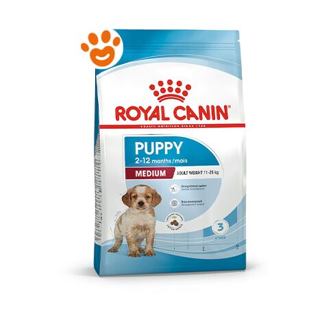 Royal Canin Dog Medium Puppy  - Royal Canin Dog Medium Puppy - Sacco Da 3 Kg