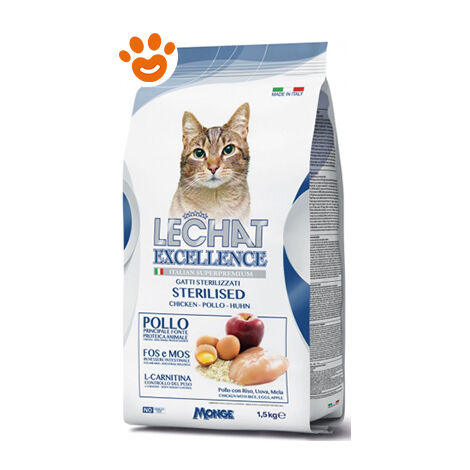 LECHAT EXCELLENCE CROCCANTINI GATTO 1.5 KG STERILIZZATO AL POLLO