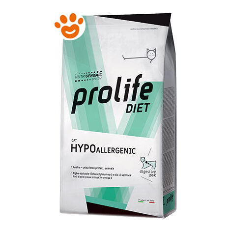 Prolife Cat Veterinary Hypoallergenic  - Prolife Cat Veterinary Hypoallergenic - Sacco Da 300 Gr