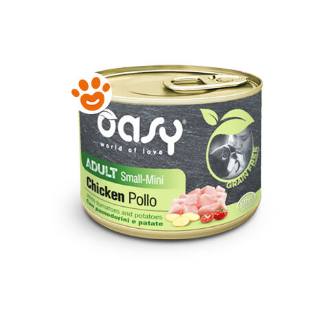 Oasy Dog Grain Free Adult Small-Mini Pollo - Oasy Dog Grain Free Adult Small-Mini Pollo - Lattina Da 200 Gr