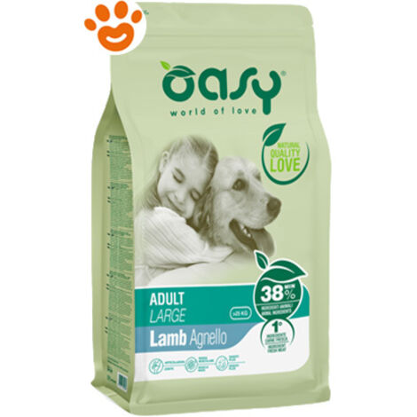 Oasy Dog Lifestage Adult Large Agnello  - Oasy Dog Lifestage Adult Large Agnello - Sacco Da 3 Kg