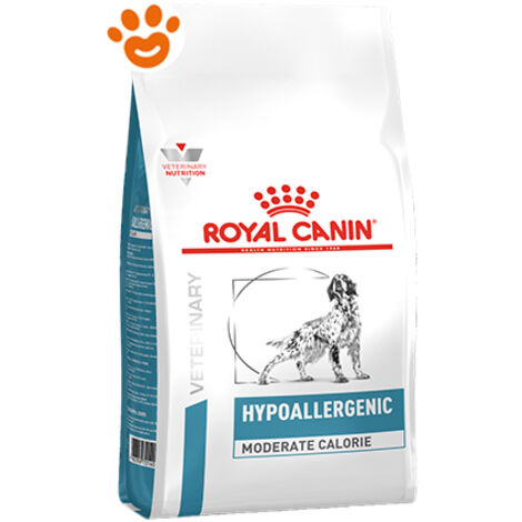 Royal Canin Dog Veterinary Diet Hypoallergenic Moderate Calorie  - Royal Canin Dog Veterinary Diet Hypoallergenic Moderate Calorie - Sacco Da 7 Kg