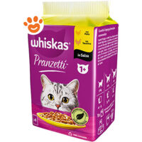 Whiskas Cat Pranzetti In Salsa Pollo & Tacchino 1+ - Whiskas Cat Pranzetti In Salsa Pollo & Tacchino 1+ - Confezione da 6x50 gr