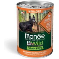 Monge Bwild Dog Adult Mini Grain Free Anatra Zucca e Zucchine - Monge Bwild Dog Adult Mini Grain Free Anatra Zucca e Zucchine - Lattina Da 400 Gr