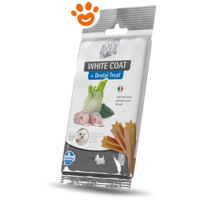 Farmina Dog Snack Dental Treat N&D White Coat Spigola Mini - Farmina Dog Snack Dental Treat N&D White Coat Spigola Mini - Confezione Da 60 Gr
