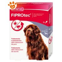 Beaphar Dog Fiprotec Spot-On Taglia Molto Grande 40-60 Kg - Beaphar Dog Fiprotec Spot-On Taglia Molto Grande 40-60 Kg - Confezione Da 3 Pipette