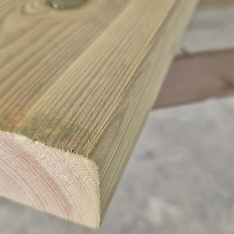 Listello in legno di pino impregnato 4,5x9 cm, lunghezza 300 cm