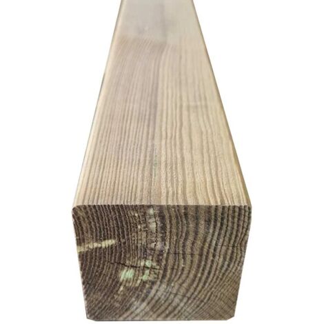 Trave Quadrata in Legno di pino impregnata 9x9 cm, lunghezza 180 cm