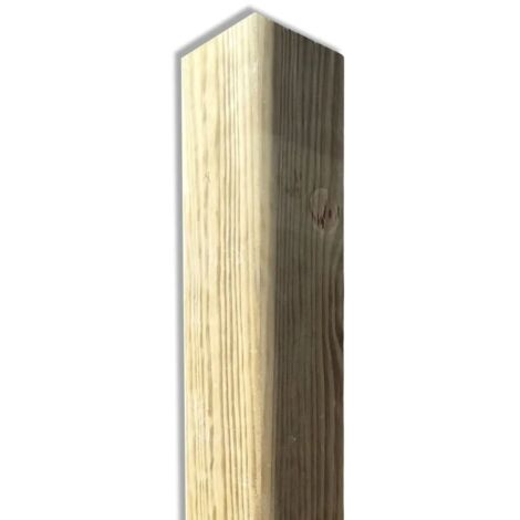 Trave Quadrata in Legno di pino impregnata 9x9 cm, lunghezza 200 cm