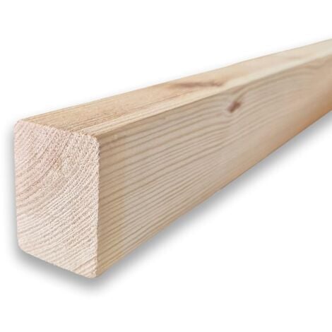 Listello in legno di pino naturale da 300 cm, sezione 4,5x6 cm