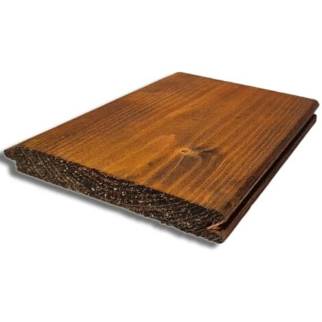Perline in Legno di Abete da 300x15x2 cm, Multipack 6x, Noce