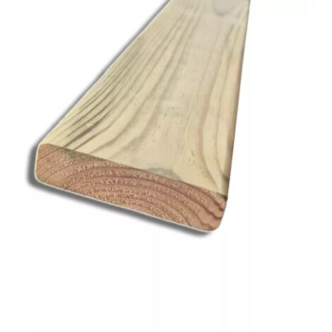 Listello in Pino Impregnato da 180 cm, Sezione 90x23 mm – per Strutture, Pavimenti da Esterno e Interno