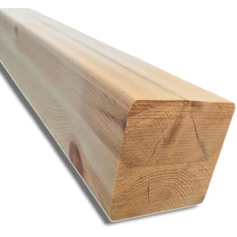Trave in Pino Bilama Piallato 9x9 cm, 300 cm - Travetto in Legno Naturale per Bricolage