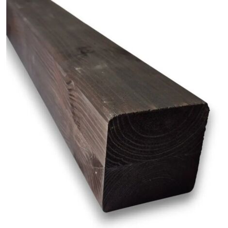 Trave Lamellare 9x9 in Pino Nordico 300 cm - Finitura Wengé Esotico