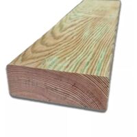 Trave in legno massello da 100 cm, sezione 4,5x12 cm, Impregnata