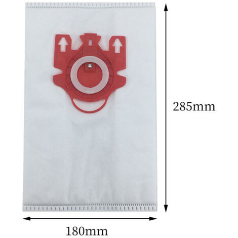 Vhbw Staubsaugerbeutel Typ B - 10 Stück, Papier, Sandfarben, Passend Für Miele S133-S138 Modelle