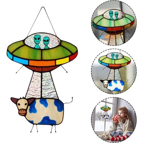 POPETPOP 10 Alien UFO Anhänger - DIY Schmuck Bastelset