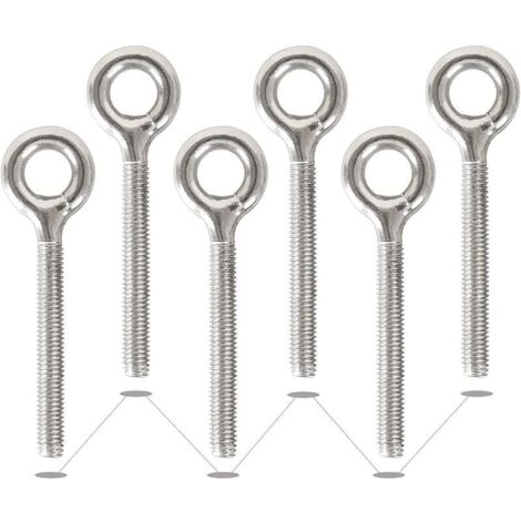 PATIKIL Edelstahl D-Ringe 50mm - 4er Set Aus 304er Stahl Für Gurte & Hundehalsbänder