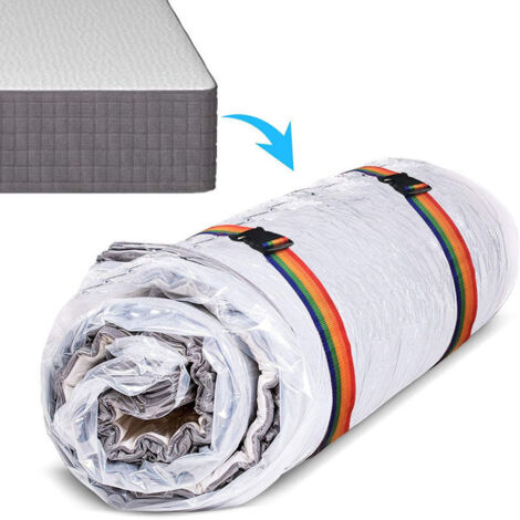 Sacchetto Sottovuoto Per Materasso Extra Large Con Cinghie – 130x240 Cm – Per Traslochi E Conservazione