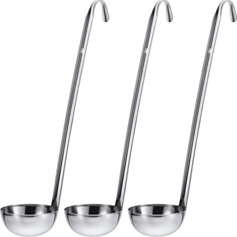 Set 6 Mestoli In Acciaio Inox 18/10 Linea Mediterranea Barazzoni