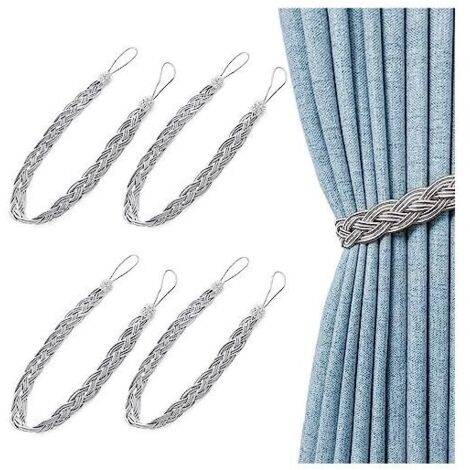 Set 2 Fermatende Bohémien Intrecciati A Mano - Regolabili Rustici Per