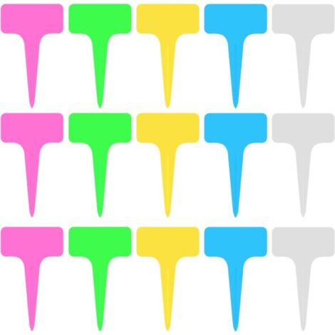 1000 Etichette Per Piante Da Giardino In PVC, 10 Pollici, Impermeabili E Riutilizzabili Con Penna Inclusa (Blu)