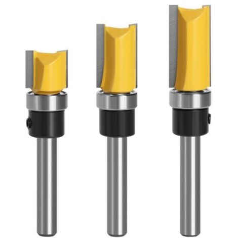 Fresa Per Legno Con Gambo 1/2 E 1/4 - Punta Per Router Con Rivestimento PTFE - 1 Pezzo - 6