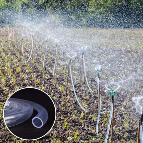 Tubo Flessibile In PVC Trasparente Intrecciato 8 Mm ID 10 Metri, Rinforzato Per Acqua E Alimenti - 3